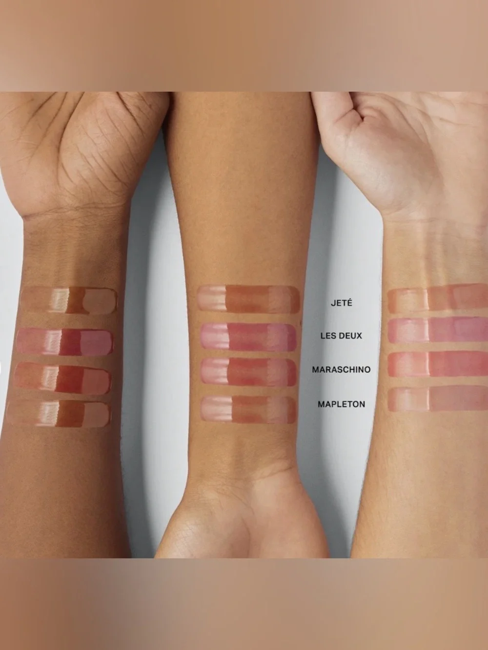 Merit TINTED LIP OIL The Gelées LES Shade Slick DEUX sheer pink